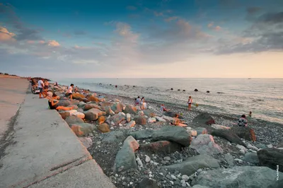 Фотографии Имеретинского пляжа: волшебство морского побережья