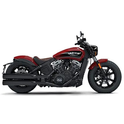 Изображение Indian Scout Bobber на белом фоне 