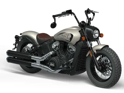 Фото мотоцикла Indian Scout Bobber в разных ракурсах