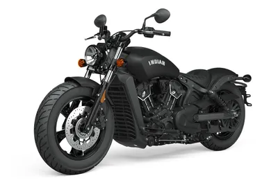 Картинка мотоцикла Indian Scout Bobber с выверенными пропорциями