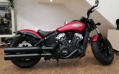 Indian Scout Bobber - фотография настоящего мотоцикла 