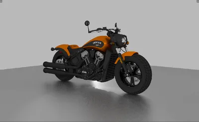 Indian Scout Bobber - фотография, передающая его мощность