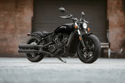 Картинка мотоцикла Indian Scout Bobber в высоком качестве 