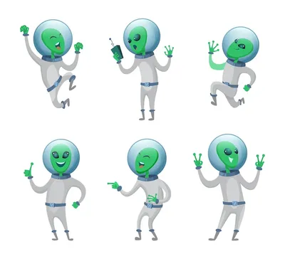 Инопланетяне: смешные картинки в формате PNG