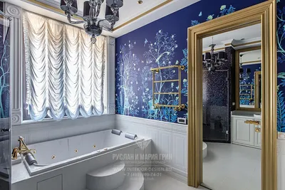 Элегантность и стиль: уникальный интерьер большой ванной