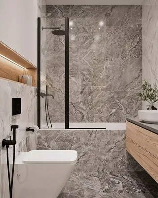Новое изображение интерьера стандартной ванной комнаты для скачивания