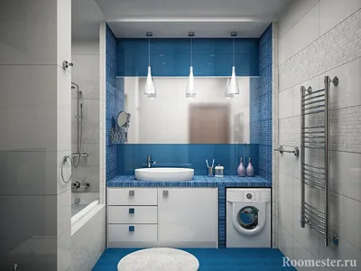 Маленькая ванная комната: стиль и функциональность (фото)