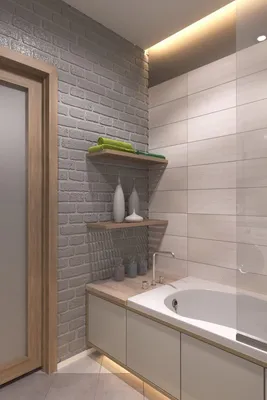 Арт-фото ванной комнаты с элегантным дизайном