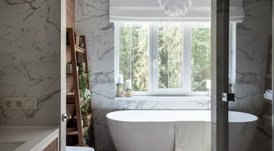 Новое изображение ванной комнаты с окном в HD качестве