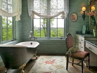 Фотография ванной комнаты с окном 2024 года