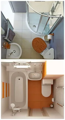 Фото ванной комнаты совмещенной с туалетом 4 кв м - скачать изображения в WebP формате