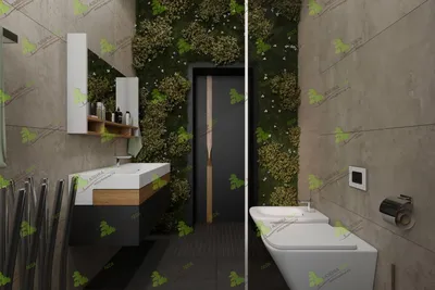 Ванная комната в деревянном доме: фотографии уютного уголка