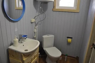 Фото ванной комнаты в деревянном доме 2024 года