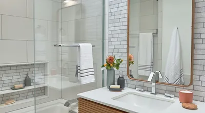 Ванная комната в обычной квартире: стильные интерьеры на фото