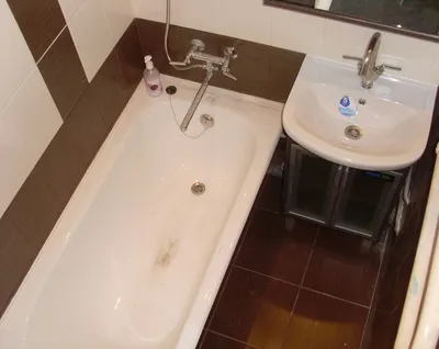 HD фото ванной в хрущевке