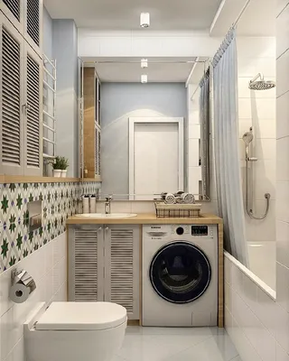 Интерьер ванной комнаты с использованием натуральных материалов
