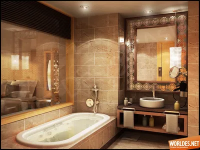 Интересные ванные комнаты: фото идеи для вашего дома