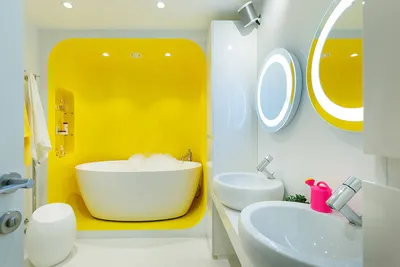 Ванные комнаты в стиле современности: фото и дизайн