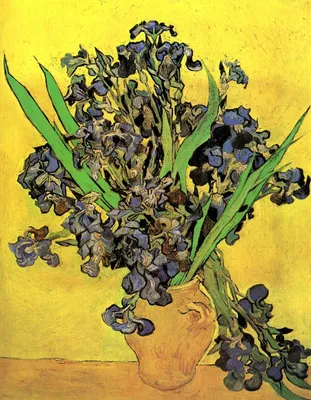 Ирисы Ван Гога: картина в формате 1889 года