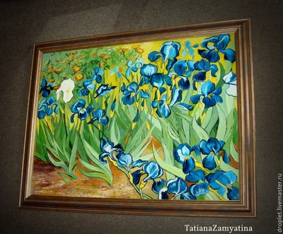 Ирисы Ван Гога: картина в формате 4K