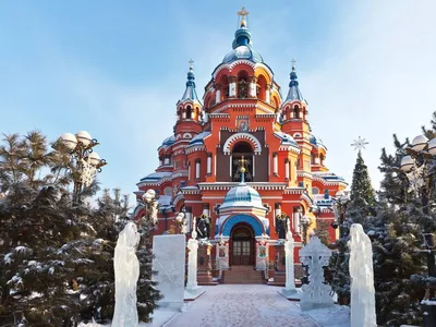 Зимняя сказка Иркутска: Фотоальбом с возможностью выбора