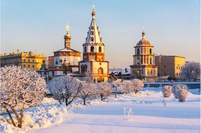 Зимний пейзаж Иркутска: Фото в различных форматах