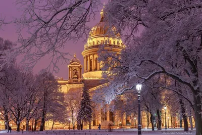 Фото Исаакиевского собора зимой: Волшебство снежного города