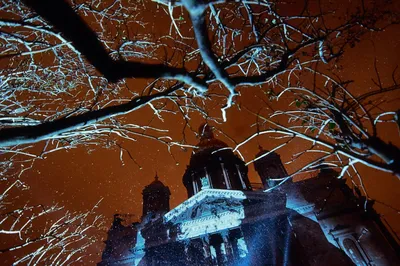 Фотография Исаакиевского собора зимой: Варианты размеров изображения