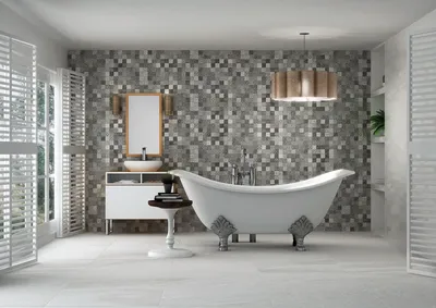 Фотографии ванной комнаты с использованием испанской плитки