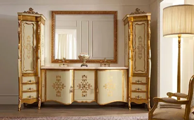 Фото итальянской мебели для ванной: идеи для классического интерьера