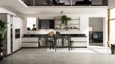 Новые фотографии итальянских кухонь Scavolini