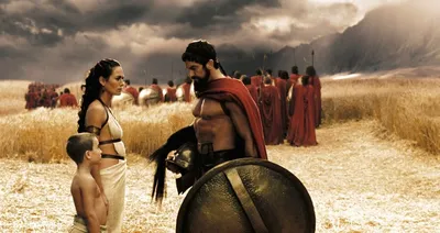 Узнайте больше о создании фильма 300 спартанцев через фото