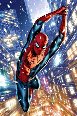 Фотография героя Человека-паука - в высоком качестве