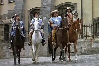 Фотография в хорошем качестве с кадром из фильма Д'Артаньян и три мушкетера