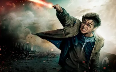 Картинка сцены из Гарри Поттер и Дары Смерти в 4K разрешении