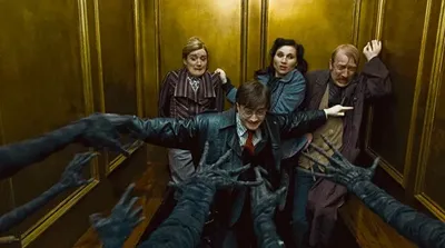 Фотография с актерами Гарри Поттера и Даров Смерти на рабочий стол