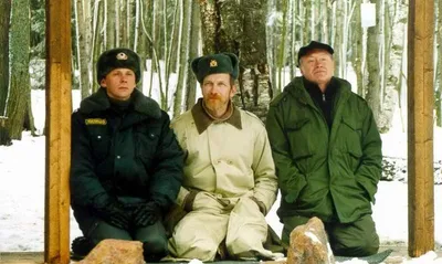 Бурная сцена на фотографии из фильма Особенности национальной охоты