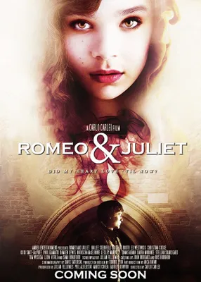 Романтическое фото поцелуя молодых влюбленных в Ромео и Джульетте (2013)