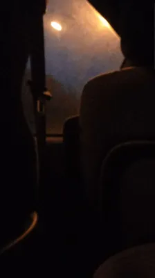 Из машины ночью  фото