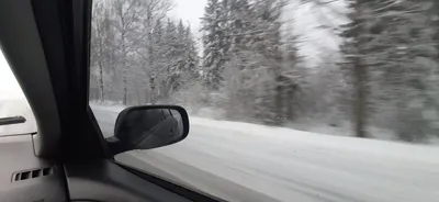 Зимний Путь: Фото из окна автомобиля