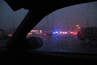 Зимний Момент Смягчения: Фото из окна автомобиля