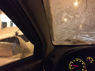 Зимняя Импрессия: Фото из окна машины в разных размерах