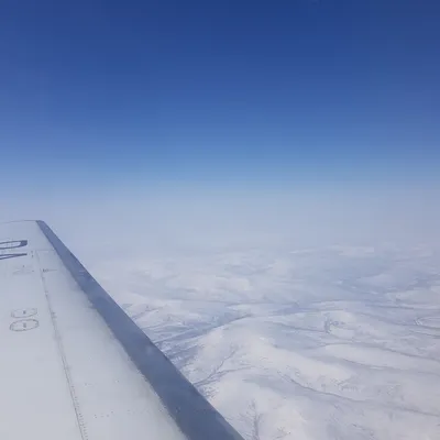 Из самолета зимой фотографии