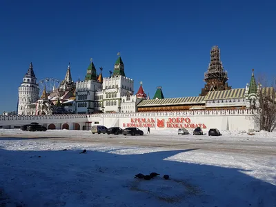 Фотография Измайловского кремля зимой: Размеры и форматы на выбор