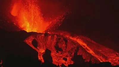 Извержение вулкана: новое изображение