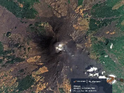 Загадочные вулканы: фото их действия из космоса
