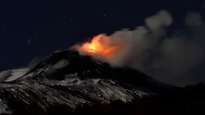 Изумительное изображение вулкана в HD