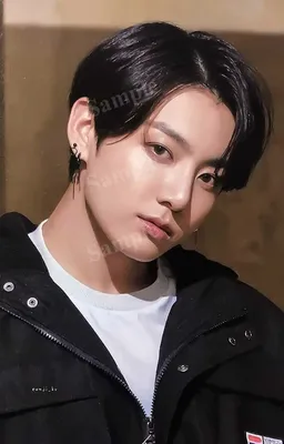 Изображение Jung Kook с эффектом двойной экспозиции