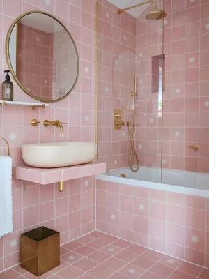 Ванная комната с кафельной отделкой: фотографии для выбора дизайна