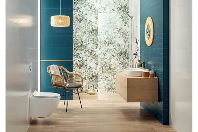 Фотографии с эффектными дизайнами кафельной плитки для ванной комнаты